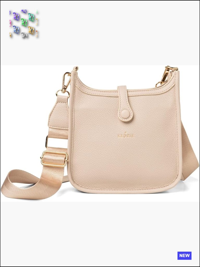 Vegan Leather Crossbody Bag With Adjustable Strap Chic Compact Everyday
